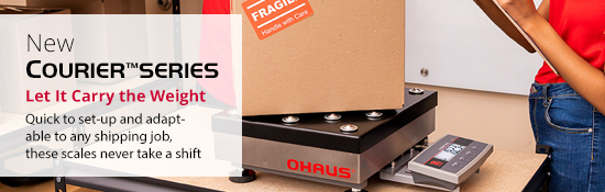 New Ohaus Courier Series Shipping Scales!