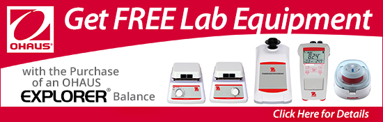 Ohaus Explorer Free Lab Equipment Promo!