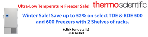 Thermo ULT Freezer Winter Sale!