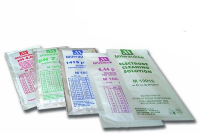 Milwaukee pH buffer sachets pack (4/7/10 and rinse)