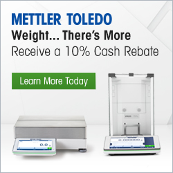 Mettler Toledo 10% Cash Back Trade in Promo!